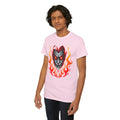 Flaming Fire Vampire - Graphic Unisex Heavy Cotton Tee