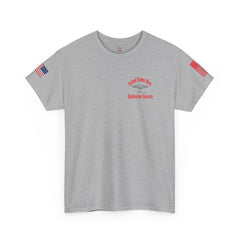 SUBMARINER RED Friday T Shirt with Fouled Anchor, American Flag, FBM / Boomer Silhouette. Remember Everyone Deployed, Dolphins