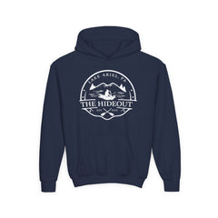 Youth Hoodie — 'The Hideout' Lake Ariel PA Cabin Adventure Hoodie