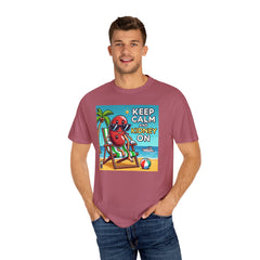 Keep Calm And Kidney On Graphic Unisex Garment-Dyed T-shirt