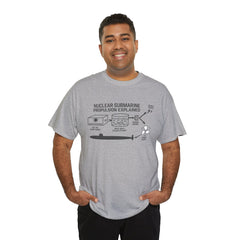 Nuclear Submarine Propulsion Explained Tee, Science Shirt, Geeky Gift, Educational Apparel, STEM Fashion, Nerdy T-Shirt