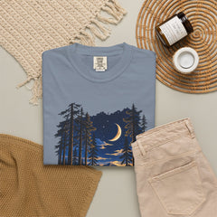 Moonlit Forest T-Shirt – Nature Lover Camping Shirt