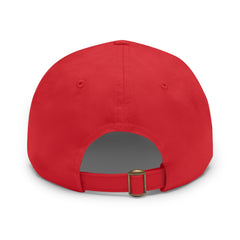 Hempstead Bay Sailing Club Leather Patch Dad Hat — Flying Scot Embroidered Round Patch