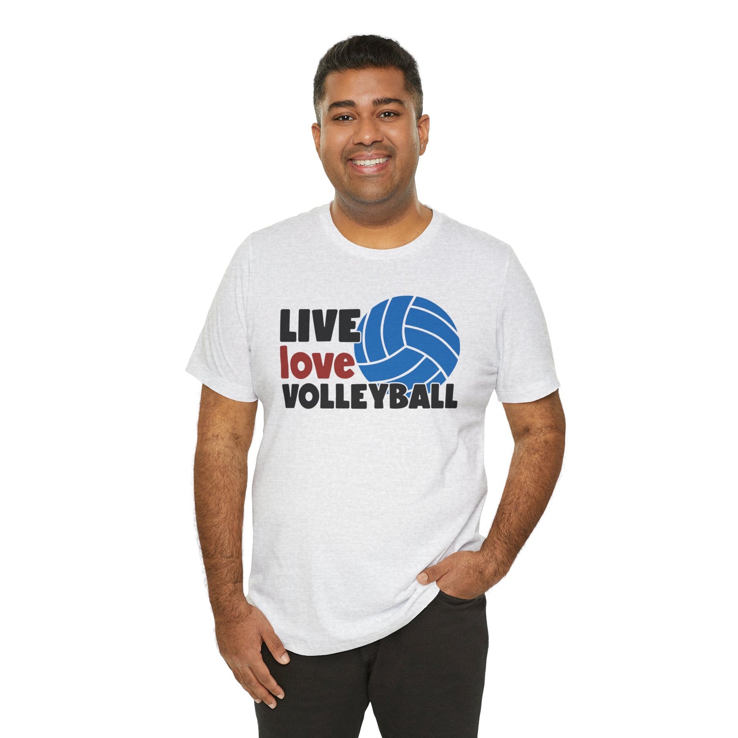 Live Love Volleyball T Shirt,gift for her,gift for him,volleyball gift,sports tee,team shirt,player gift,coach gift,Love Volleyball,Spike it