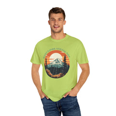 Mount Rainier National Park Graphic, Comfort Colors Soft Relaxed Fit Unisex Garment-Dyed T-shirt