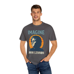John Lennon Imagine T-Shirt, Vintage Graphic Tee, Music Lover Gift, Unisex Casual Wear, Retro Art Shirt