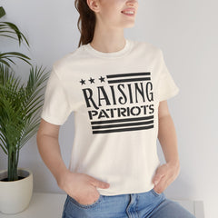 Raising Patriots Tee – Americana Stars & Stripes Family Pride T-Shirt