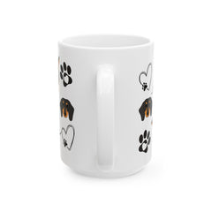 Dachsund Sausage Dog, Ceramic Mug, (11oz, 15oz)