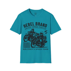 Rebel Brand Motorcycle Race Team Unisex Softstyle T-Shirt