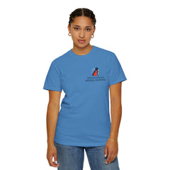 Front Logo Back Graphic Baldwin Harbor Animal Hospital "Who Let the Dogs Out?" Graphic Tee