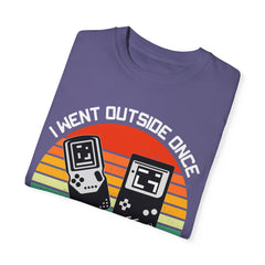 Retro Gamer Unisex T-Shirt - "I Went Outside Once"