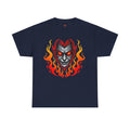 Flaming Fire Vampire - Graphic Unisex Heavy Cotton Tee