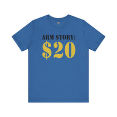 Arm Amputee Funny Quote - Unisex Short Sleeve Tee,Amputee Humor,Gift For Him,Gift For Her,Limb Awareness,Unique Amputee Gift,Ice Breaker