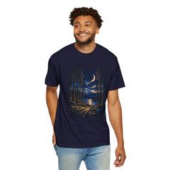 Moonlit Forest T-Shirt – Nature Lover Camping Shirt