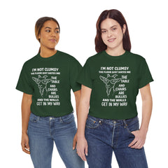 Clumsy Funny Goat Graphic Tee | Unisex Heavy Cotton Tee | Great Gift for Animal Lovers, Birthdays, Casual Wear, Humorous Gifts, Everyday Style