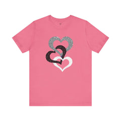 Triple Heart Design Tee
