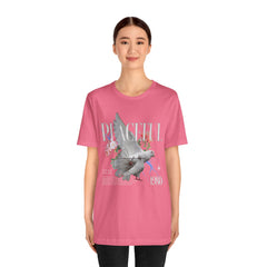 Peaceful Flowers With Dove Unisex Tee