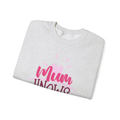 MUM KNOWS BEST SweatShirt,Mums Day Gift,Mum lover gift,Mum inspired shirt,mothers day present,birthday gift,unique mum gift,best mum ever