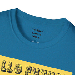 Hallo Future Pop Art Guy Unisex Softstyle T-Shirt