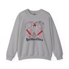 You Give Me Butterflies - Unisex Heavy Blend™ Crewneck Sweatshirt