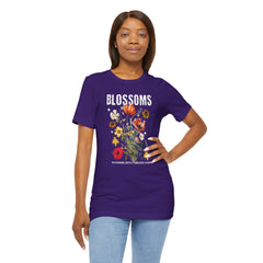 Floral Tee - Blossoms Blooming With Timeless Charm - Positive Vibes