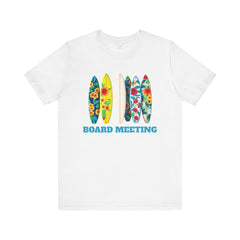Surfboard Meeting Unisex Tee - Fun Beach Vibe for Summer Gatherings