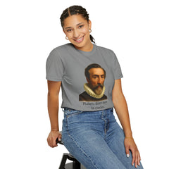 Kepler Coffee Quote T-Shirt — Astronomy Nerd Vintage Portrait Tee