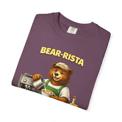 Bear‑Rista Coffee T‑Shirt — Cute Barista Bear Graphic Tee