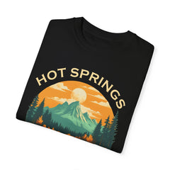 Hot Springs National Park Graphic, Comfort Colors Soft Relaxed Fit Unisex Garment-Dyed T-shirt