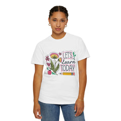 Floral Teacher T-Shirt - Comfort Colors Soft