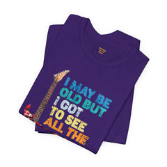 Vintage Rock Band Graphic Tee - 'I May Be Old, But I Got to See All the Cool Bands'