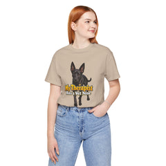 My Therapist Has A Wet Nose Personalized with your dog(s) image T-Shirt