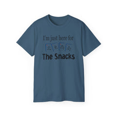 I'm Just Here For the Snacks Mahjong Tiles Unisex Ultra Cotton Tee / See our matching Coffee Mugs