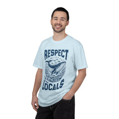 Respect the Locals Whale T-Shirt — Marine Conservation Graphic