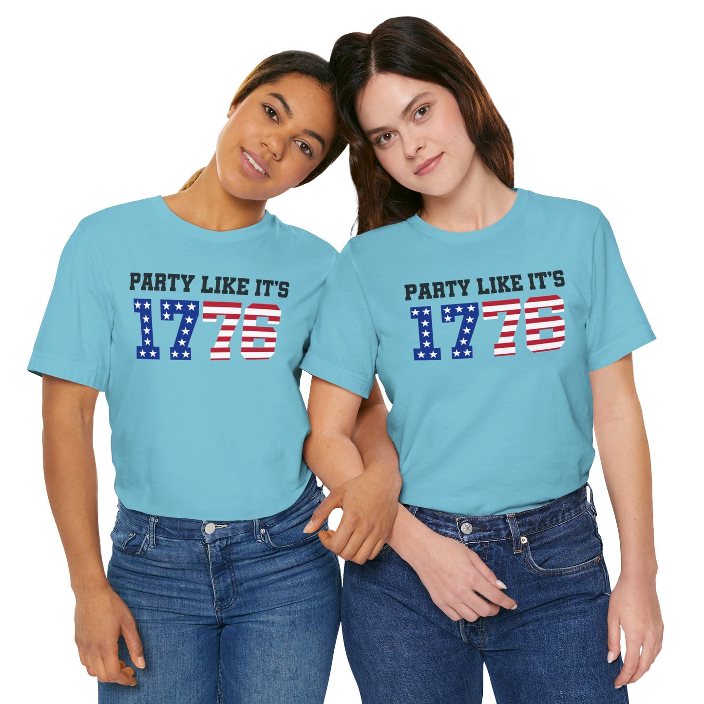 Party Like Its 1776, Graphic Unisex Jersey Short Sleeve Tee