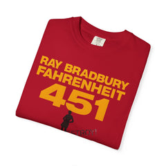 Fahrenheit 451 Graphic T-shirt, Unisex Book Lover Tee, Literary Gift, Reading Enthusiast Apparel, Ray Bradbury Merch, Cozy Casual Wear