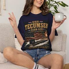 USS Tecumseh SSBN-628 Submarine T-Shirt — Forty One for Freedom Patriotic Navy Tee