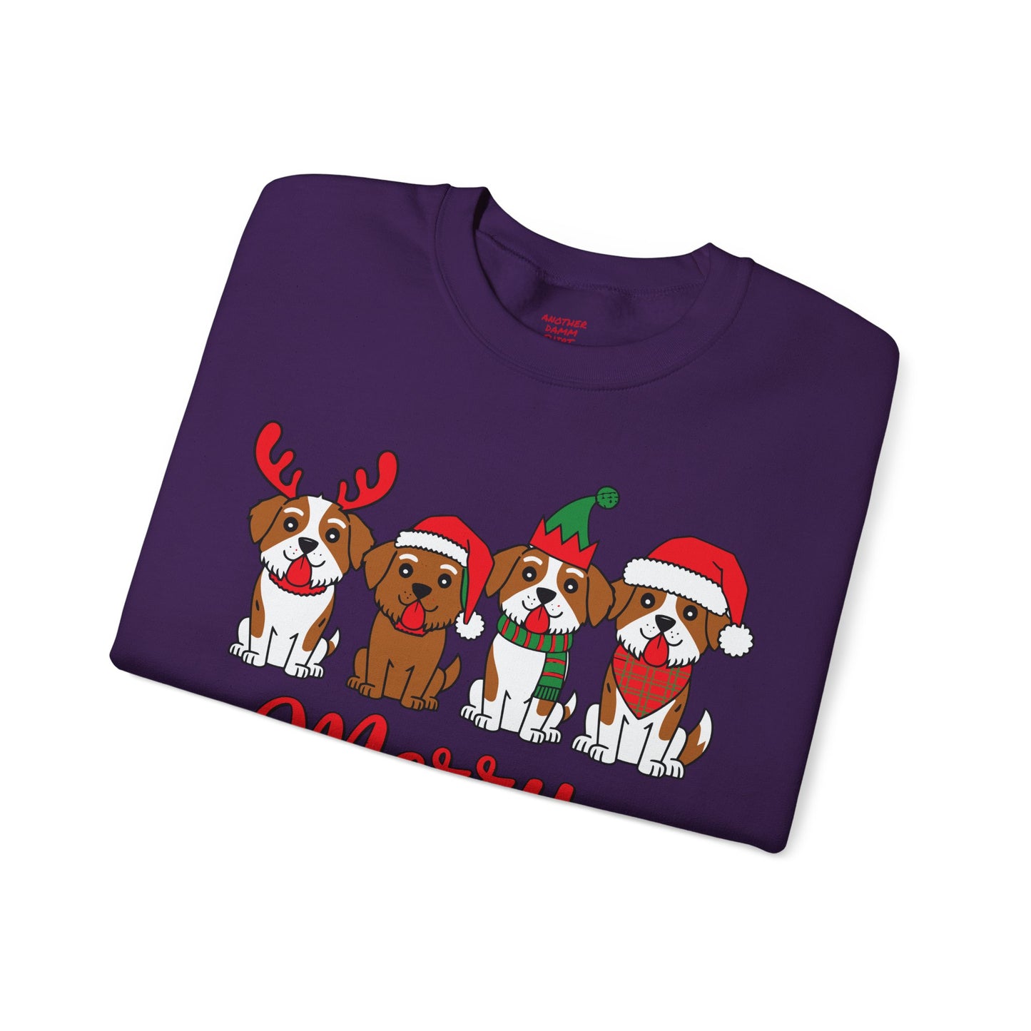 Merry Woofmas- Unisex Heavy Blend™ Crewneck Sweatshirt