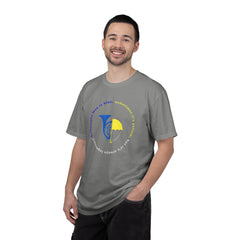 Blue French Horn & Yellow Umbrella T-Shirt — HIMYM Fan Tee