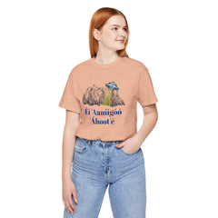 Éí Aanighóó Áhoolé Navajo The Truth Is Out There UFO Unisex Short Sleeve Tee