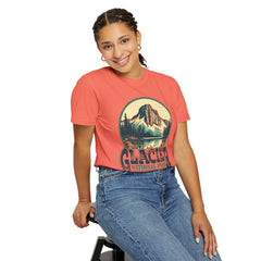 Glacier National Park Graphic, Comfort Colors Soft Relaxed Fit Unisex Garment-Dyed T-shirt