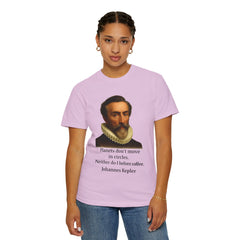 Kepler Coffee Quote T-Shirt — Astronomy Nerd Vintage Portrait Tee