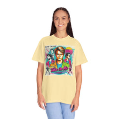 80s Music Take On Me  - Graphic Comfort Colors Garment Dyed Shirt