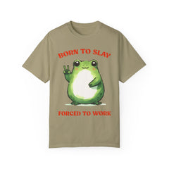 Vintage Style Frog , Born to slay -  Stylish Unisex T Shirt