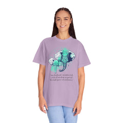 Elephants Graphic  Garment-Dyed T-shirt