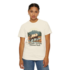 Grand Teton National Park Graphic, Comfort Colors Soft Relaxed Fit Unisex Garment-Dyed T-shirt