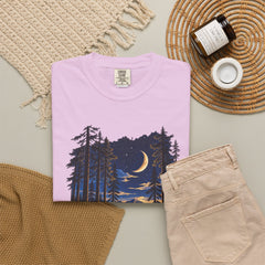 Moonlit Forest T-Shirt – Nature Lover Camping Shirt