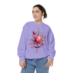 Cosmic Orbit Sweatshirt — Neon Planet Graphic Pullover
