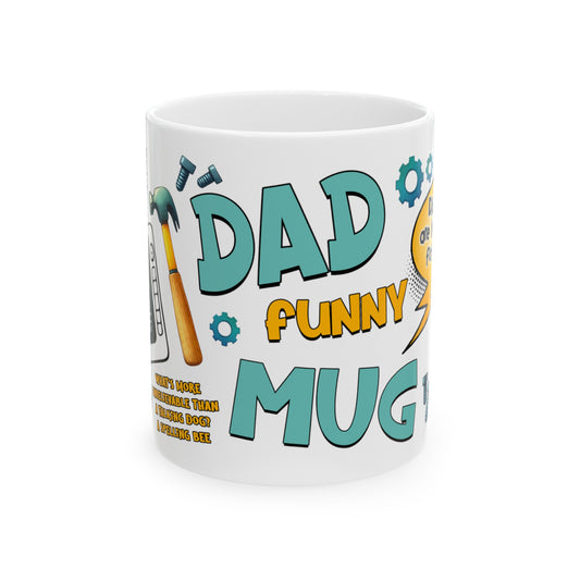 Dad Jokes Mug Ceramic Mug, (11oz, 15oz)