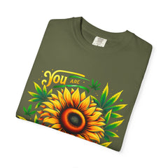 Sunflower 'You Are My Sunshine' Cannabis Graphic T-Shirt